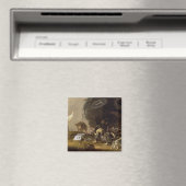 Die Versuchung des Hl. Anthony (Tafel) Magnet (In Situ (Geschirrspüler))