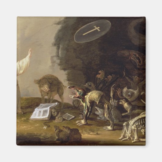 Die Versuchung des Hl. Anthony (Tafel) Magnet (Vorne)