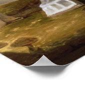 Die Versuchung des Hl. Anthony (Tafel) Poster (Ecke)