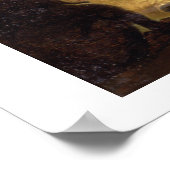 Die Versuchung des Hl. Anthony (Tafel) Poster (Ecke)