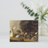 Die Versuchung des Hl. Anthony (Tafel) Postkarte (Stehend Vorderseite)