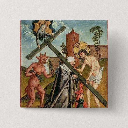Die Versuchung eines Heiligen Button (Vorderseite)
