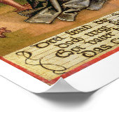 Die Versuchung eines Heiligen Poster (Ecke)