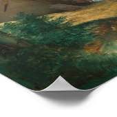 Die Versuchung - Pieter Bruegel Fine Art Poster (Ecke)