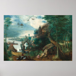Die Versuchung - Pieter Bruegel Fine Art Poster