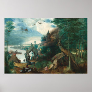 Die Versuchung - Pieter Bruegel Fine Art Poster