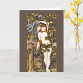 Die Versuchung von Eve John Roddam Spencer Stanhop Karte (Gelbe Blume)