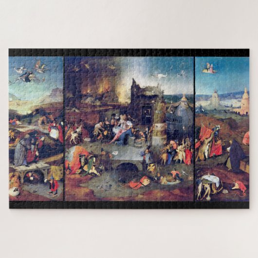 Die Versuchung von Saint Anthony, Bosch Puzzle (Horizontal)