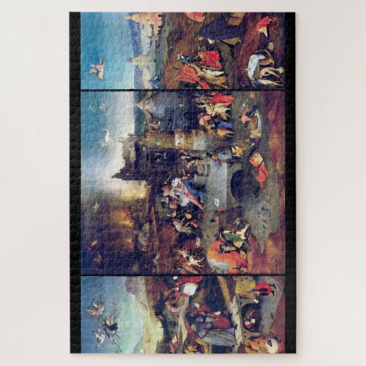Die Versuchung von Saint Anthony, Bosch Puzzle (Vertikal)