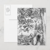 Die Versuchung von St. Anthony, 1506 Postkarte (Vorne/Hinten)