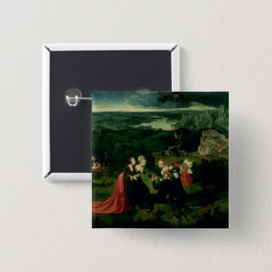 Die Versuchung von St Anthony Button (Vorne & Hinten)