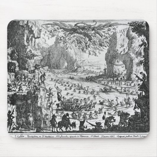 Die Versuchung von St Anthony Mousepad (Vorne)