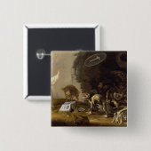 Die Versuchung von St Anthony (Platte) Button (Vorne & Hinten)