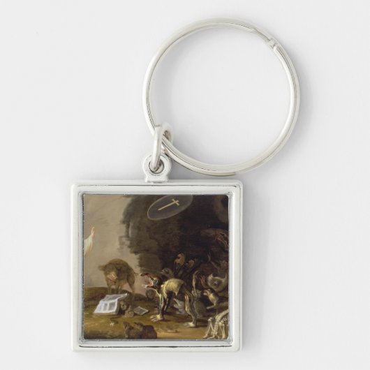 Die Versuchung von St Anthony (Platte) Schlüsselanhänger (Vorne)