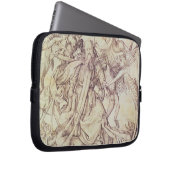 Die Versuchung von St Anthony (Stich) Laptopschutzhülle (Vorne Rechts)