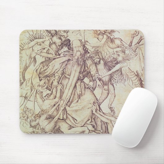 Die Versuchung von St Anthony (Stich) Mousepad (Mit Mouse)