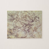 Die Versuchung von St Anthony (Stich) Puzzle (Horizontal)