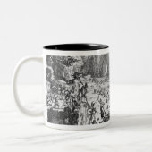 Die Versuchung von St Anthony Zweifarbige Tasse (Links)