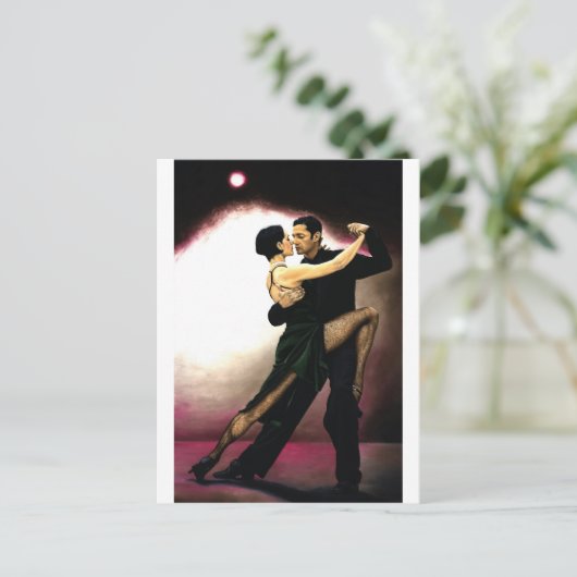 Die Versuchung von Tango Postkarte (Stehend Vorderseite)