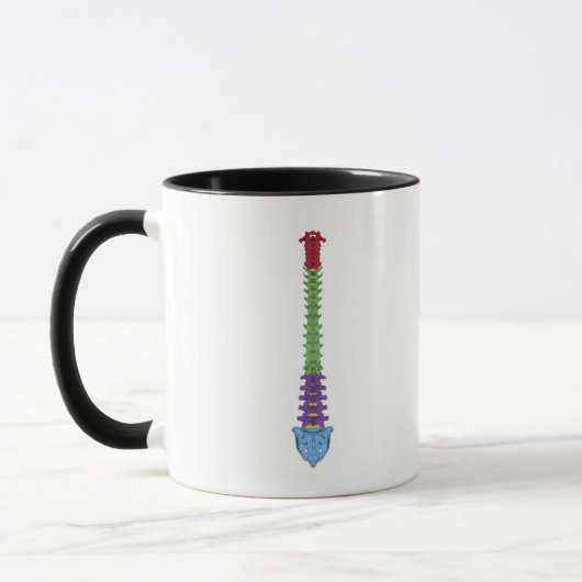 Die vertebrale Spalte 2 Tasse (Links)