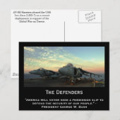 Die Verteidiger Postkarte (Vorne/Hinten)