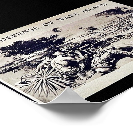 Die Verteidigung der Weckend Insel Poster (Ecke)