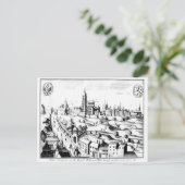 Die Verteidigung Prag, 3. August 1618 Postkarte (Stehend Vorderseite)