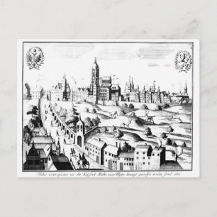 Die Verteidigung Prag, 3. August 1618 Postkarte