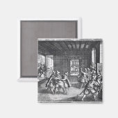 Die Verteidigung Prag im Jahr 1618 Magnet (Vorderseite/Rückseite)