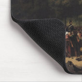 Die Verteilung der Nahrung und des Weins Mousepad (Ecke)