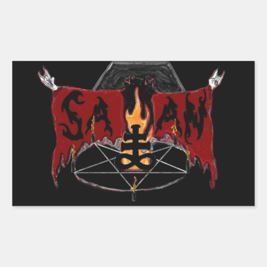 Die Verurteilung Rechteckiger Aufkleber (Vorderseite)