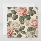 Die verwelkte Rose Hochzeit Save The Date (Rückseite)