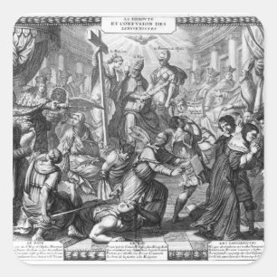 Die Verwirrung der Jansenisten Quadratischer Aufkleber