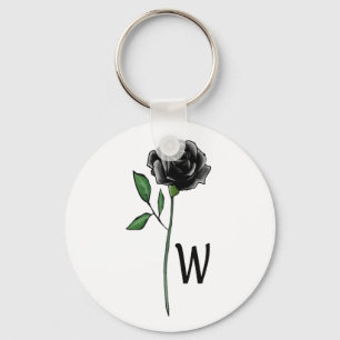 Die verwitwete Rose Schlüsselanhänger