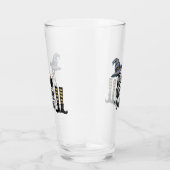 Die verworrene Hexe - Hexenhut und Strumpf Glas (Rechts)