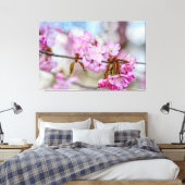 Die verworrene Schönheit der Sakura Blüten im Früh Leinwanddruck (Insitu (Schlafzimmer))