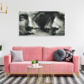 Die verworrene Unendlichkeit Leinwanddruck (Insitu (Wohnzimmer))