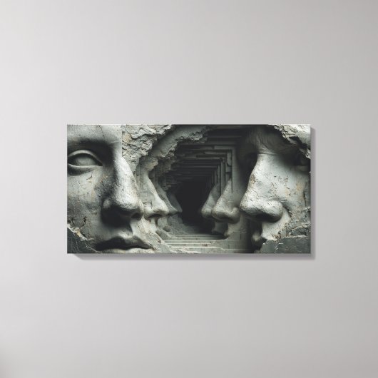 Die verworrene Unendlichkeit Leinwanddruck (Vorderseite)