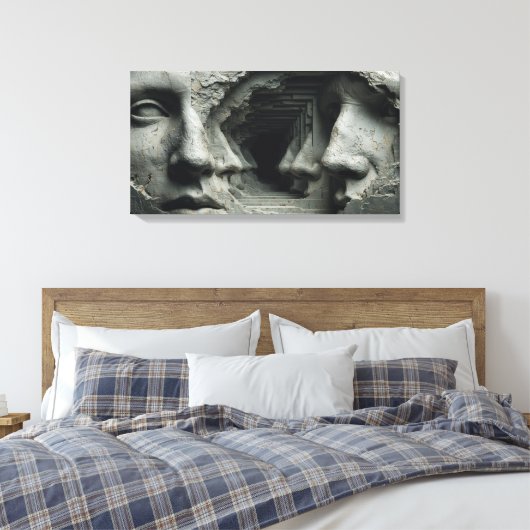 Die verworrene Unendlichkeit Leinwanddruck (Insitu (Schlafzimmer))