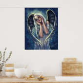 Die verwundete Angel-Leinwand Poster (Küche)