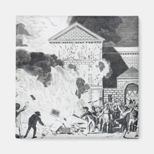 Die Verwüstungen verursacht Magnet