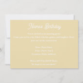 Die verzauberte Beförderung der Märchenkönigin (18 Einladung (Rückseite)