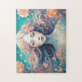 Die verzauberte Blume Nymph im Blut Puzzle (Vertikal)