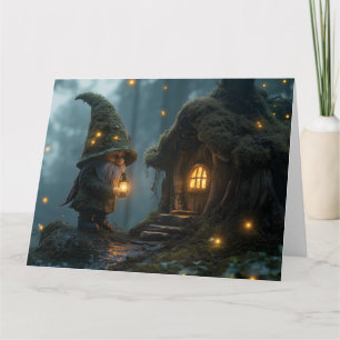 Die verzauberte Gnome-Hütte im Mondschein: Fantasi Karte