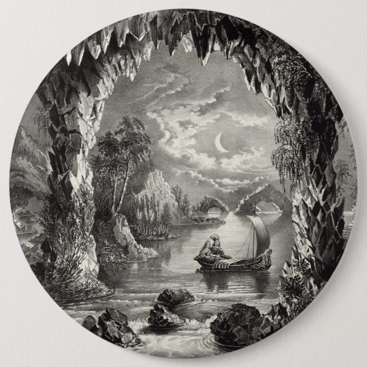 Die verzauberte Höhle Button (Vorderseite)