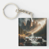 Die verzauberte Kaskade, DER HERR, IST MEIN ROCK Schlüsselanhänger (Vorderseite)