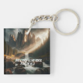 Die verzauberte Kaskade, DER HERR, IST MEIN ROCK Schlüsselanhänger (Rückseite)