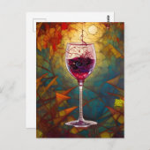 Die verzauberte Kunst des Grauens Postkarte (Vorne/Hinten)