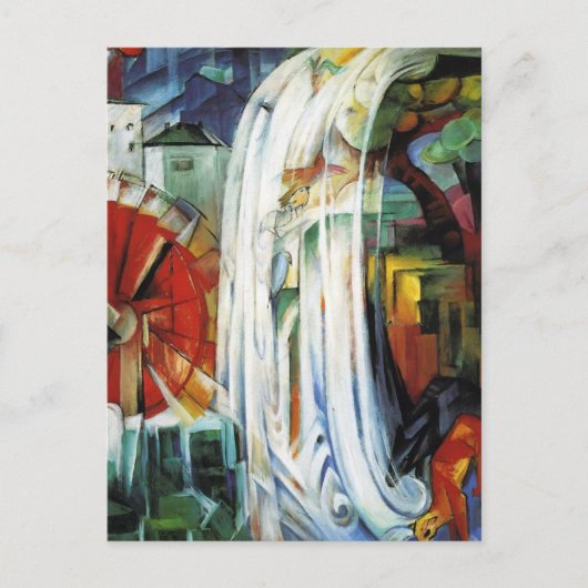 Die verzauberte Mill von Franz Marc Postcard Postkarte (Vorderseite)