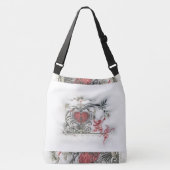 Die verzauberte WaldCrossbody Tasche groß (Vorderseite)